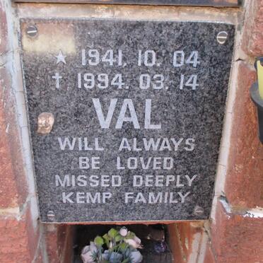 KEMP Val 1941-1994