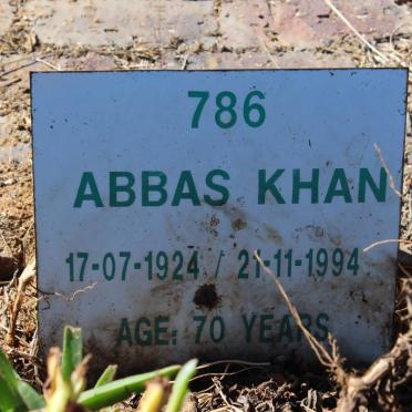 KHAN Abbas 1924-1994
