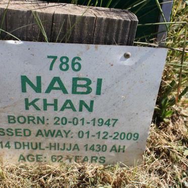 KHAN Nabi 1947-2009
