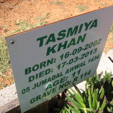 KHAN Tasmiya 2002-2013