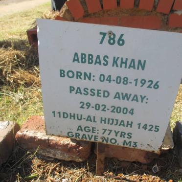 KHAN Abbas 1926-2004