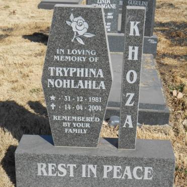 KHOZA Tryphina Nohlahla 1981-2004