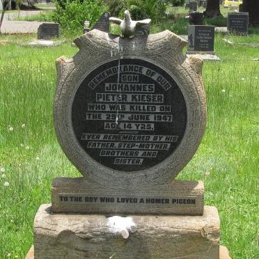 KIESER Johannes Pieter -1947