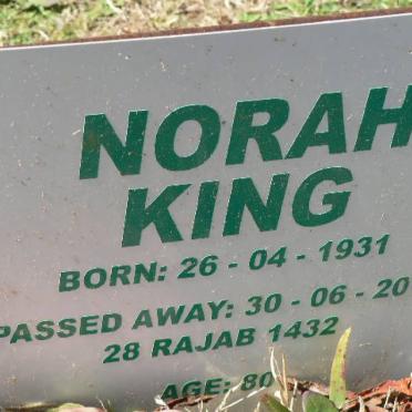 KING Norah 1931-2011