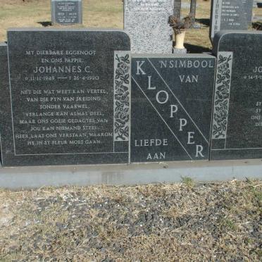 KLOPPER Johannes C. 1930-1990 :: JOHANNES C. 1949-1990