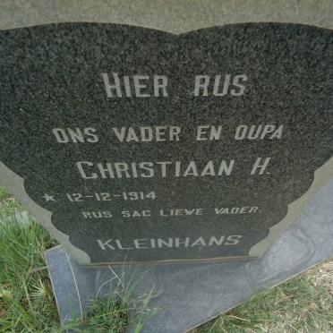 KLEINHANS Christiaan H. 1914-