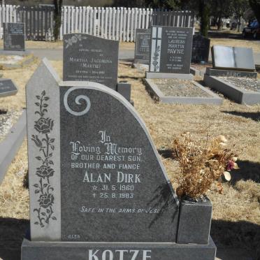 KOTZE Alan Dirk 1960-1983