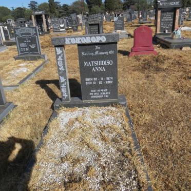 KOKOROPO Matshidiso Anna 1974-2002