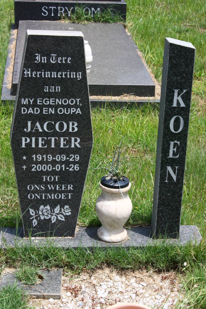 KOEN Jacob Pieter 1919-2000