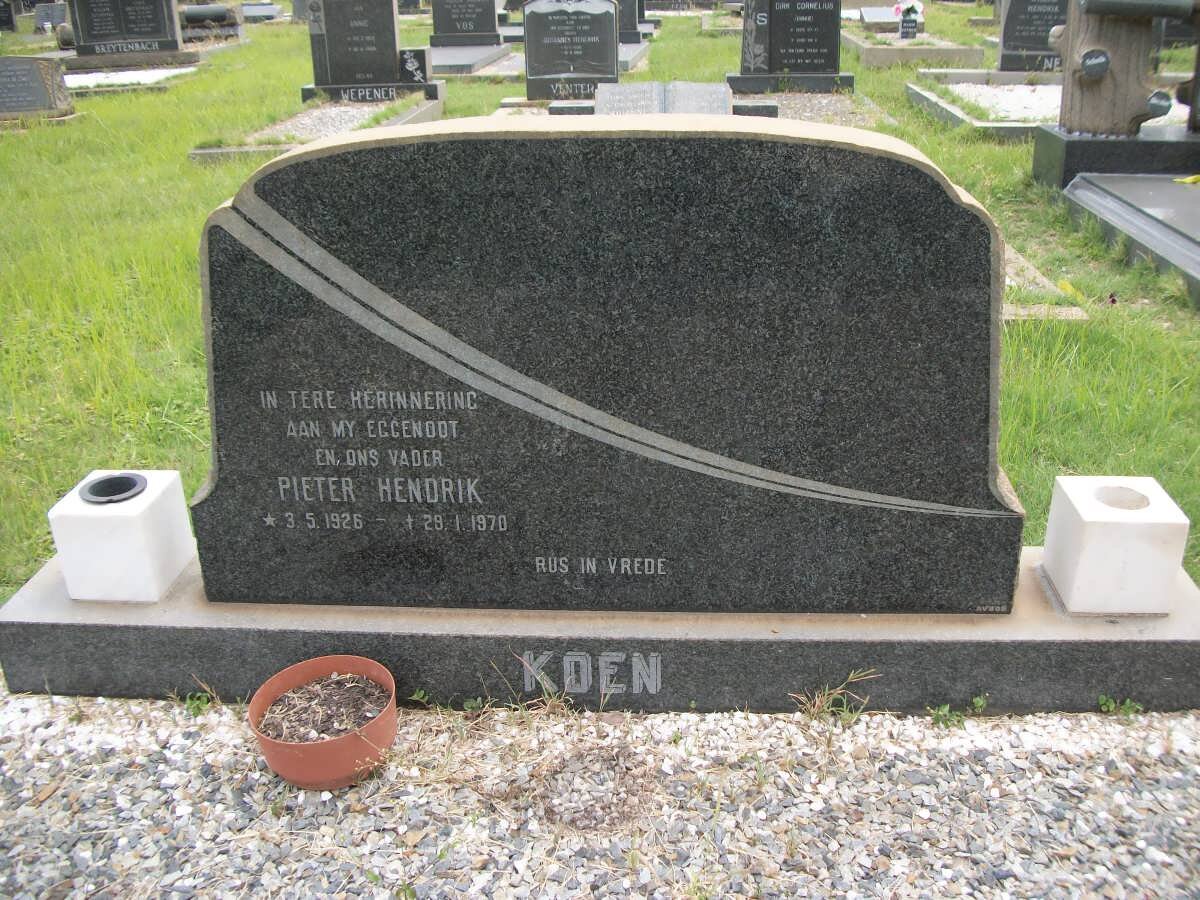 KOEN Pieter Hendrik 1926-1970