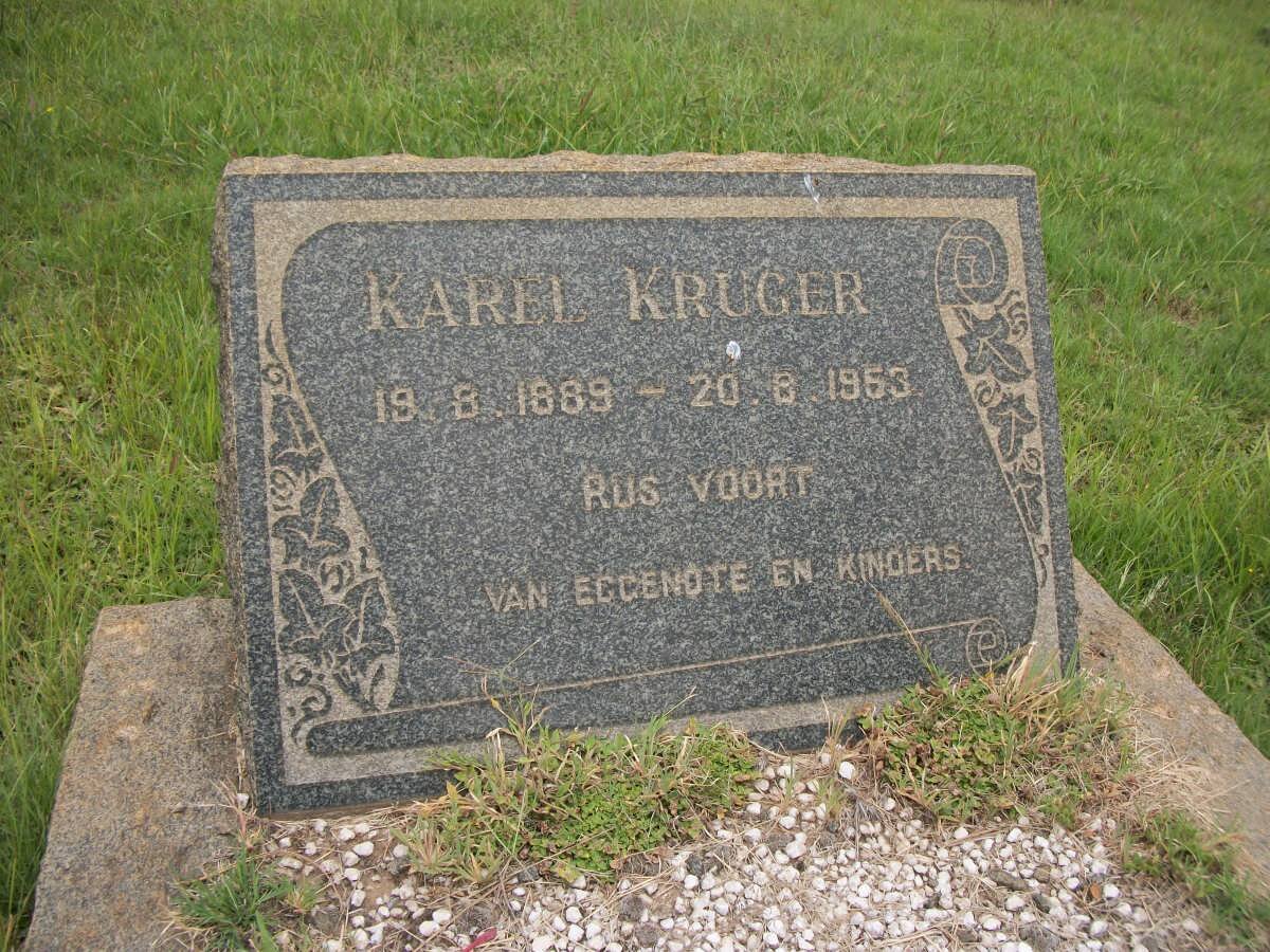 KRUGER Karel 1889-1953