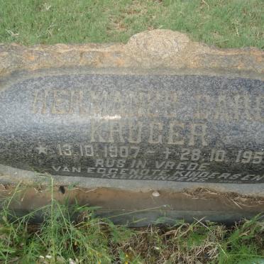 KRUGER Hermanus Carel 1907-1957