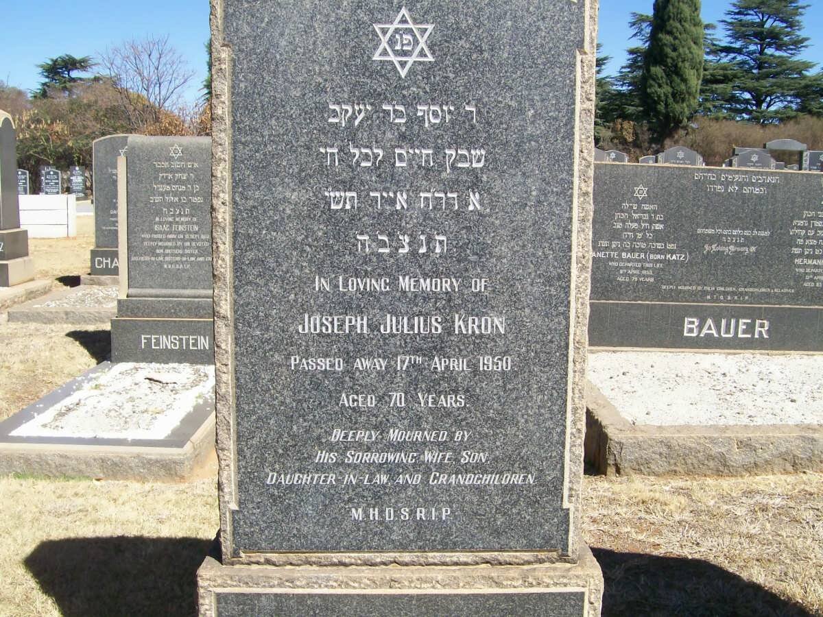 KRON Joseph Julius -1950