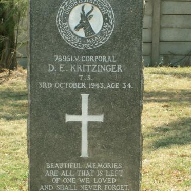 KRITZINGER D.E. -1943