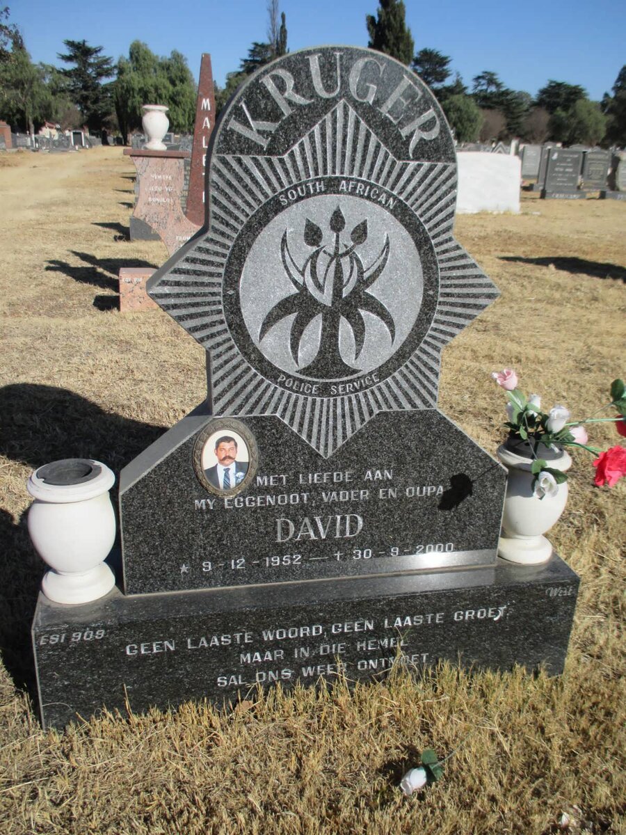 KRUGER David 1952-2000