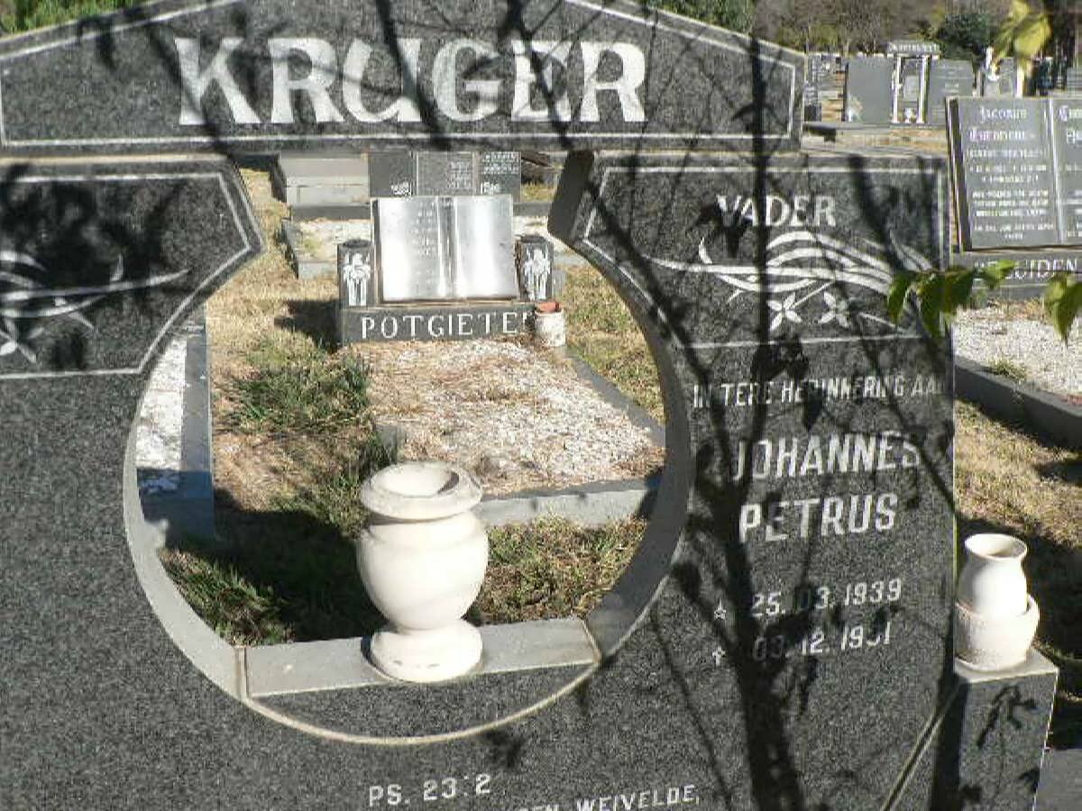KRUGER Johannes Petrus 1939-1991