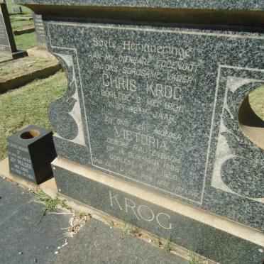 KROG Chris -1930 &amp; Victoria Rautenbach 1888-1958