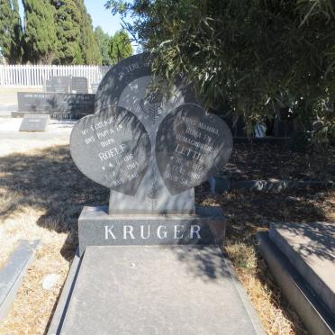KRUGER Roelf 1916-1984 &amp; Lettie 1917-1988