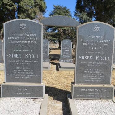 KROLL Moses -1985 &amp; Esther -1984