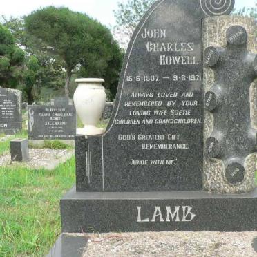 LAMB John Charles Howell 1907-1971