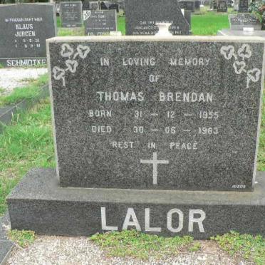 LALOR Thomas Brendan 1955-1983