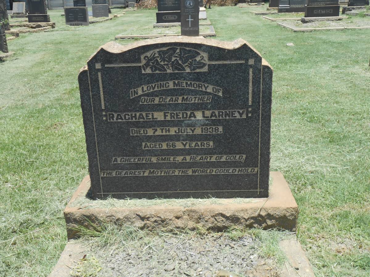 LARNEY Rachael Freda -1938