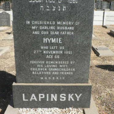 LAPINSKY Hymie -1961