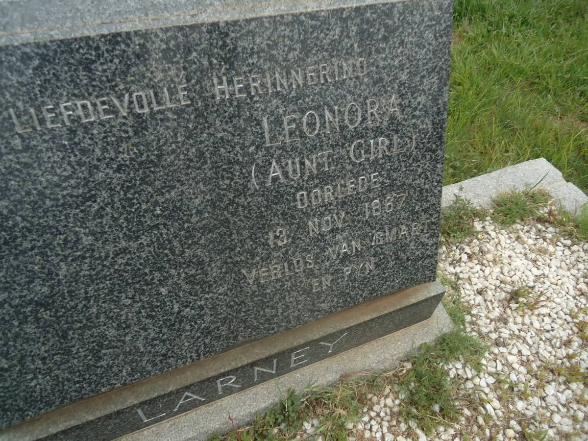 LARNEY Leonora -1967