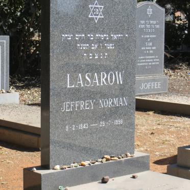 LASAROW Jeffrey Norman 1943-1998