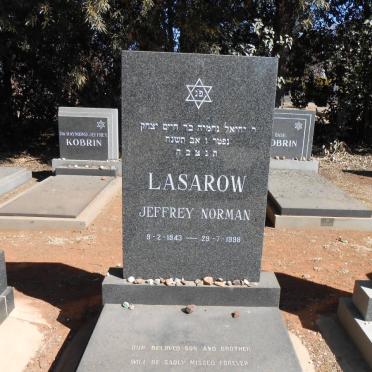 LASAROW Jeffrey Norman 1943-1998