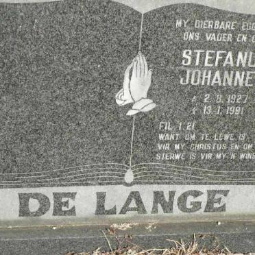 LANGE Stefanus Johannes, de 1927-1991