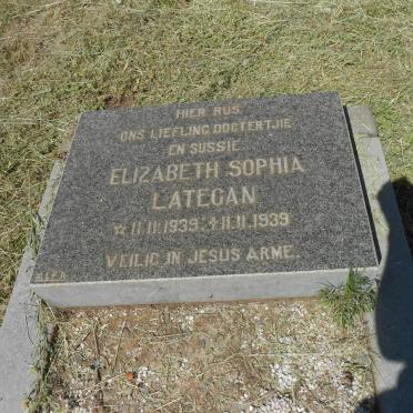LATEGAN Elizabeth Sophia 1939-1939