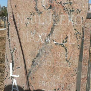 LANGA Nkululeko Maxwell 1975-2002