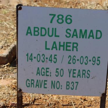 LAHER Abdul Samad 1945-1995