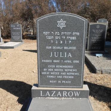 LAZAROW Julia -1996