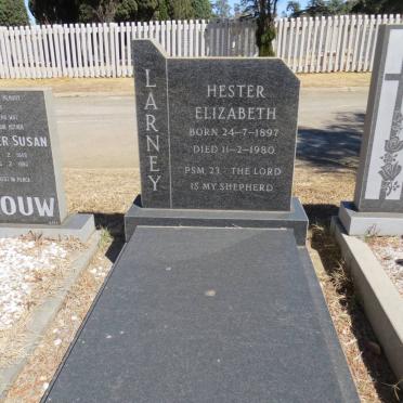 LARNEY Hester Elizabeth 1897-1980