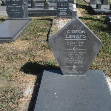 LERATO Gideon 1977-1997