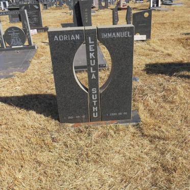 LEKULA SUTHU Adrian Immanuel 1961-2000