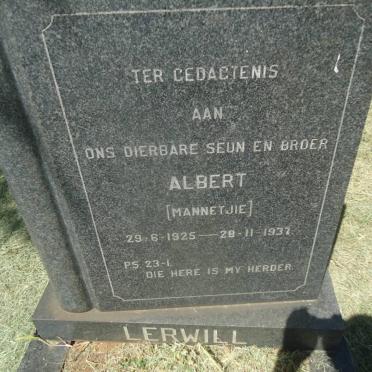 LERWILL Albert 1925-1937