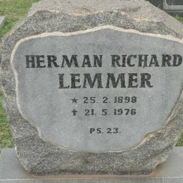 LEMMER Herman Richard 1898-1976