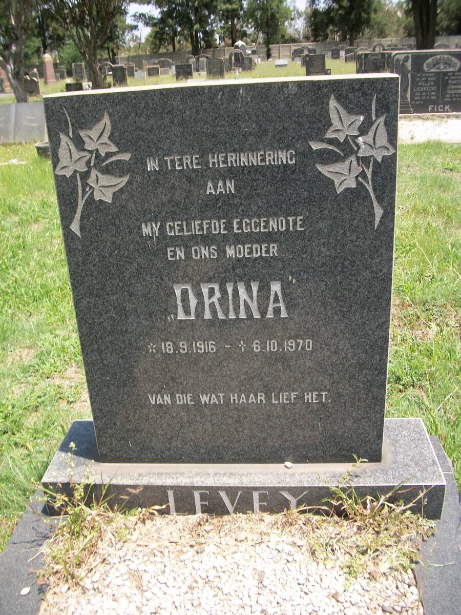 LEVEY Drina 1916-1970