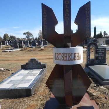 LETSHELEHA Olaodi Lawrence Mohlakoana 1929-2009