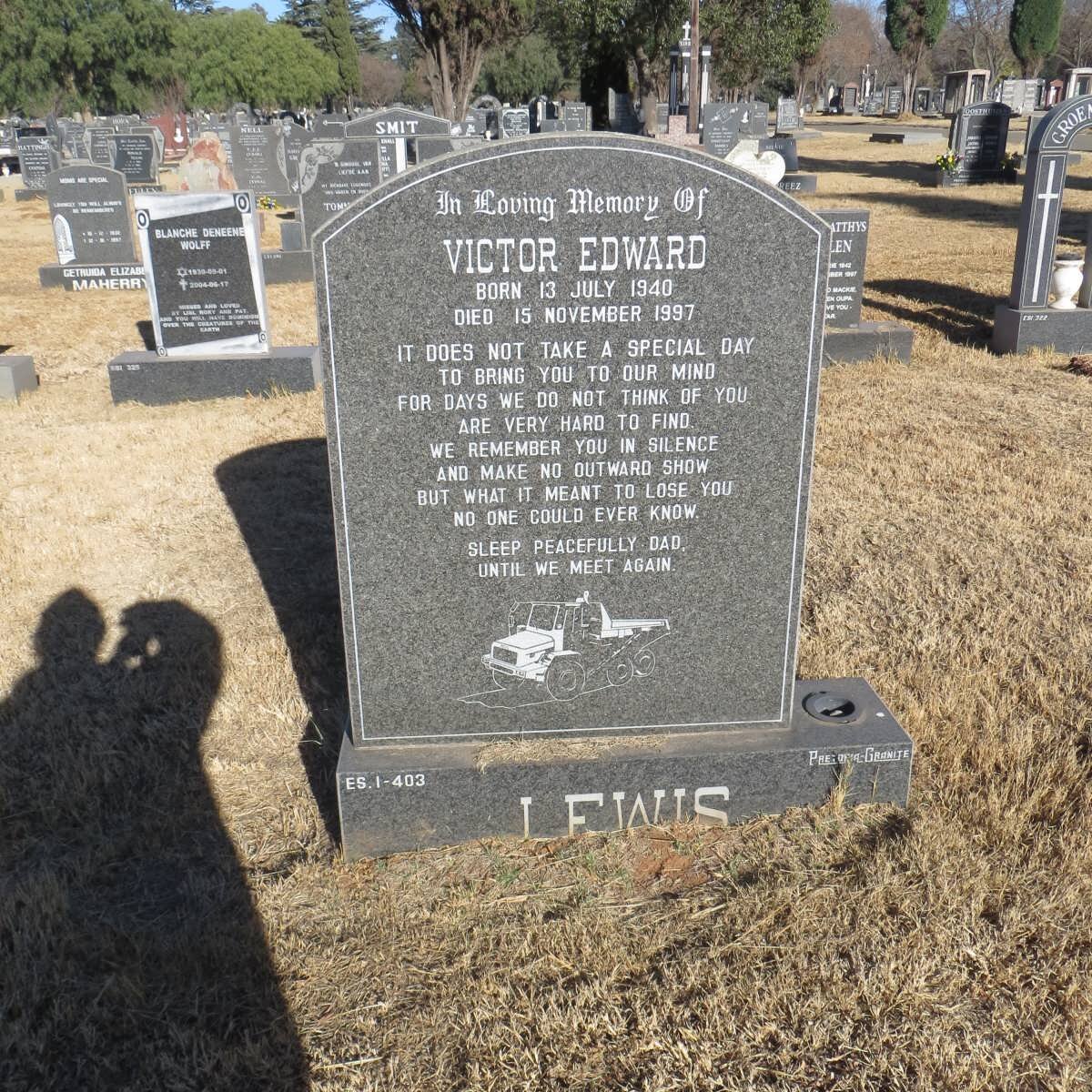 LEWIS Victor Edward 1940-1997