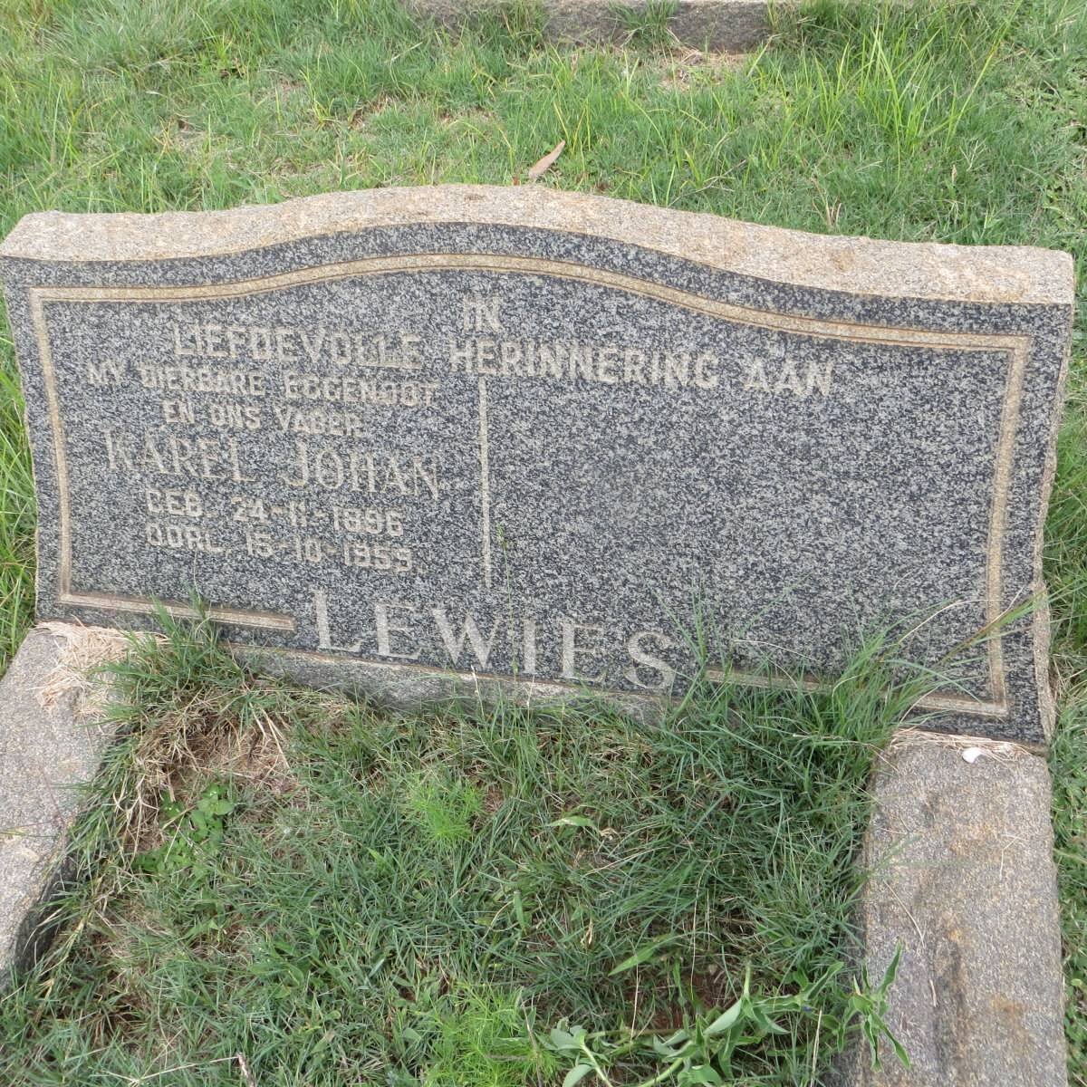 LEWIES Karel Johan 1896-1959