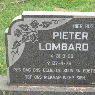 LOMBARD Pieter 1959-1979