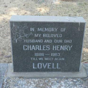 LOVELL Charles Henry 1886-1963