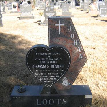 LOOTS Johannes Hendrik 1958-1998