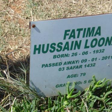 LOONAT Fatima Hussain 1932-2011