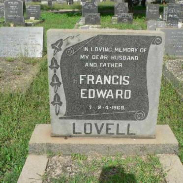 LOVELL Francis Edward -1969