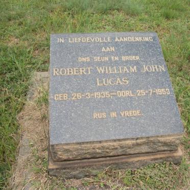LUCAS Robert William John 1935-1953